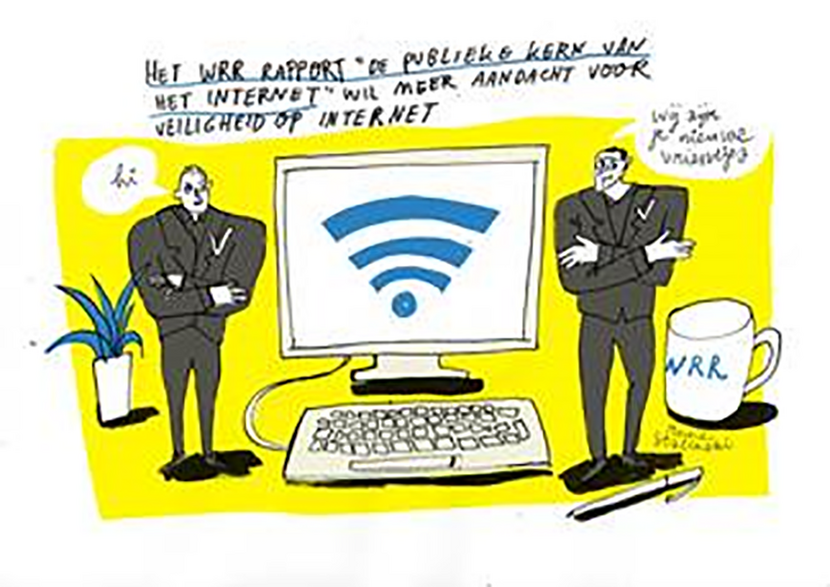 Cartoon tgv Rapport 2016 publieke kern vna het internet