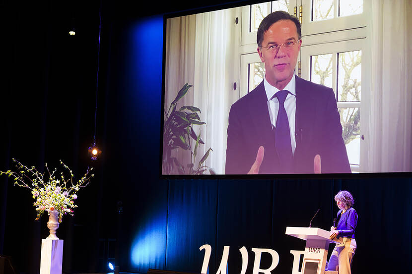 videoboodschap MP tijdens opening Theater Diligentia aan de Lange Voorhout in Den Haag